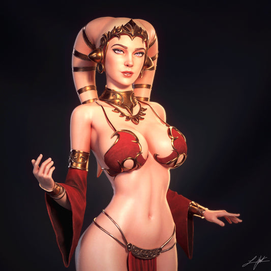 Twilek Hostess Statue