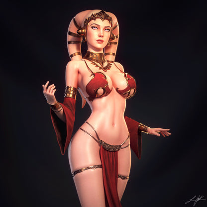 Twilek Hostess Statue