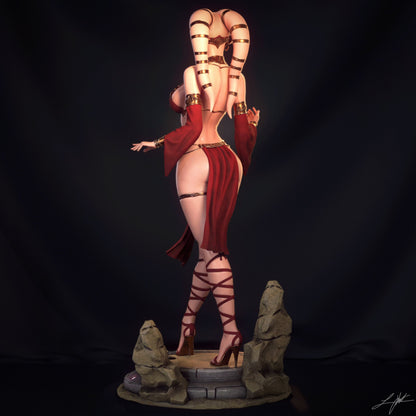 Twilek Hostess Statue