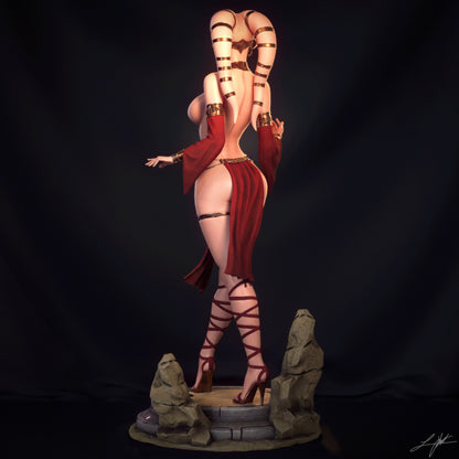 Twilek Hostess Statue 3D-Printed Kit