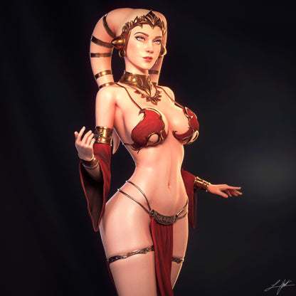 Twilek Hostess Statue