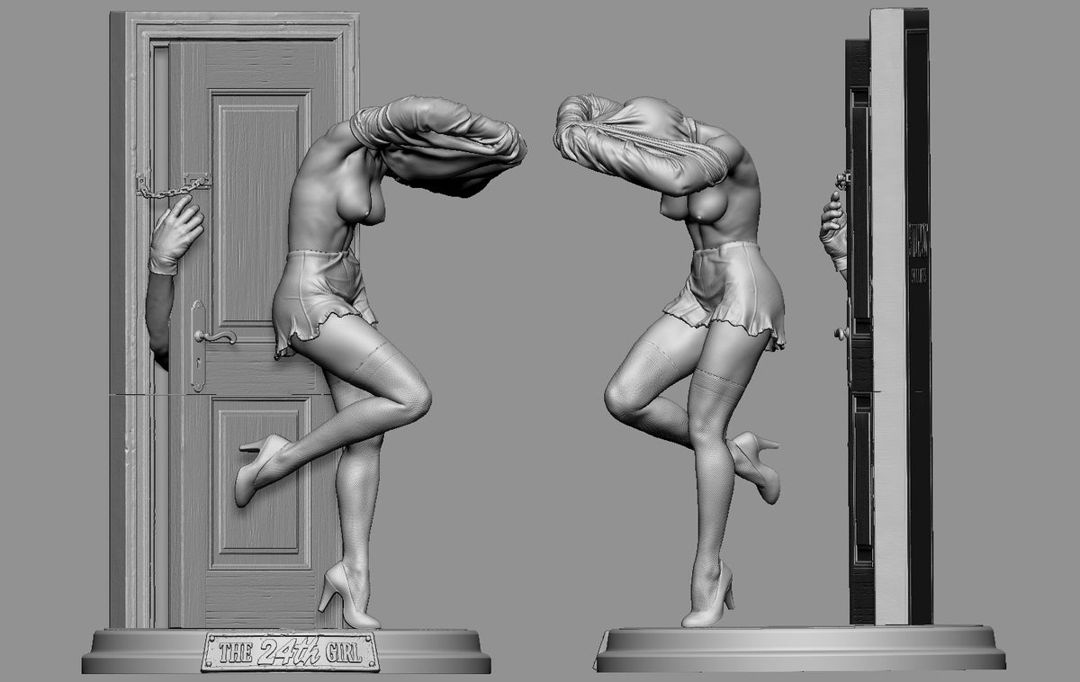 The 24th Girl Statue 3D-Printed Kit