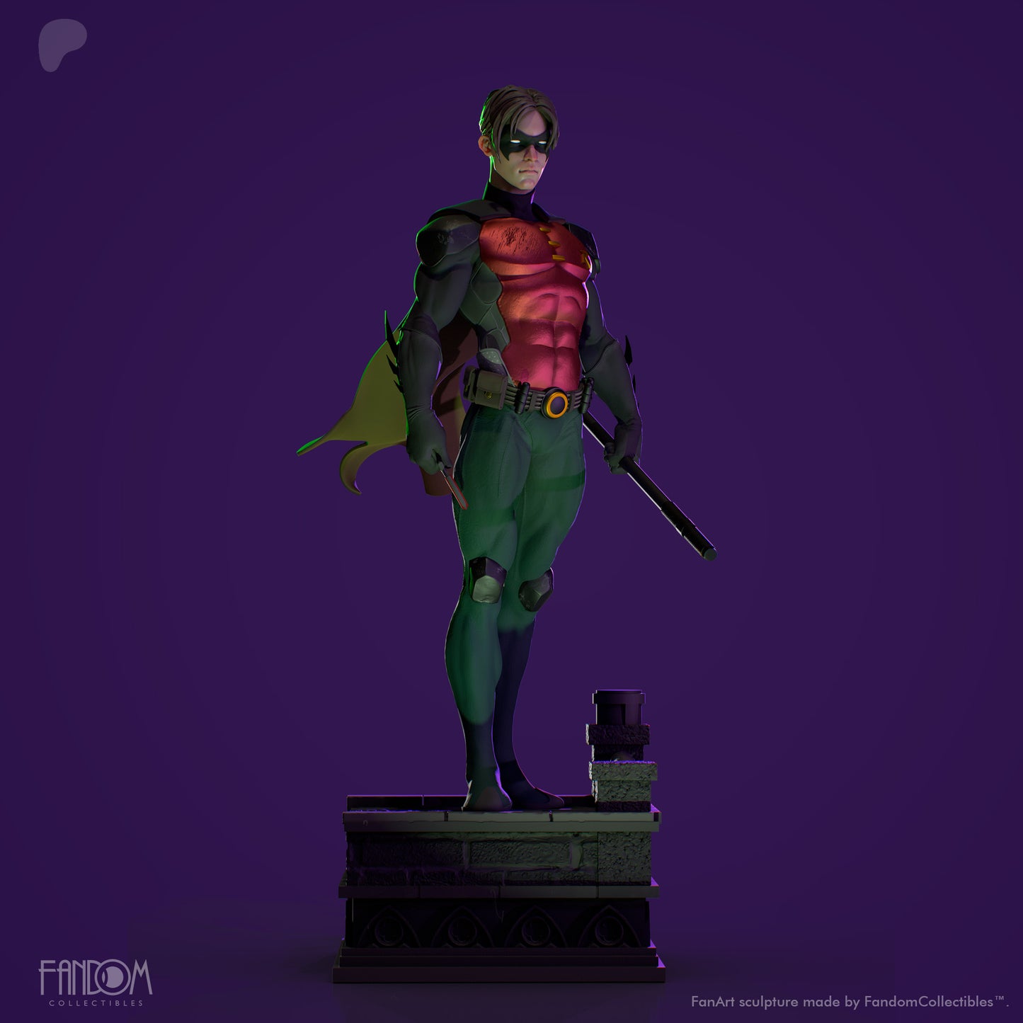 Tim Drake / Robin Statue 3D-Printed Kit