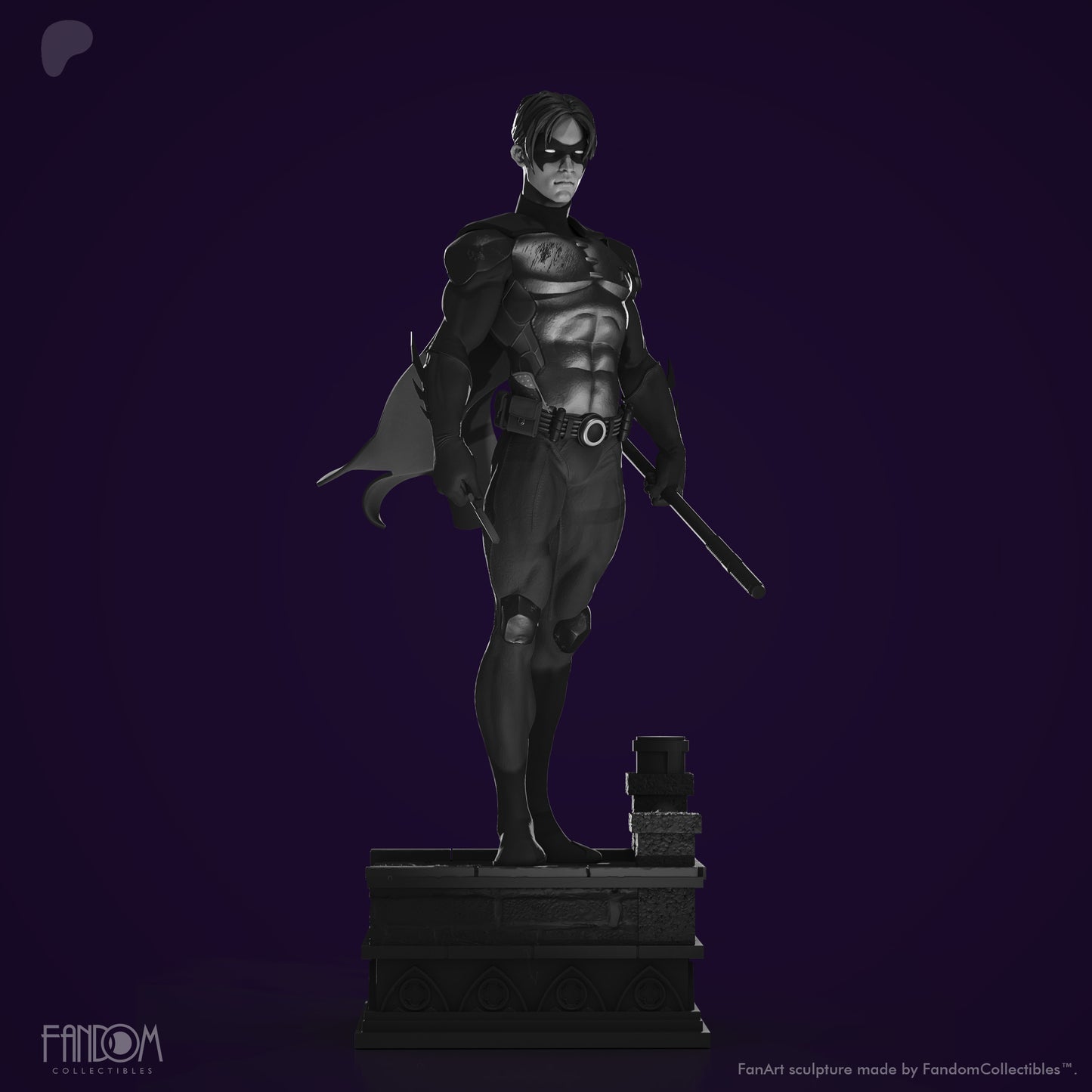 Tim Drake / Robin Statue 3D-Printed Kit