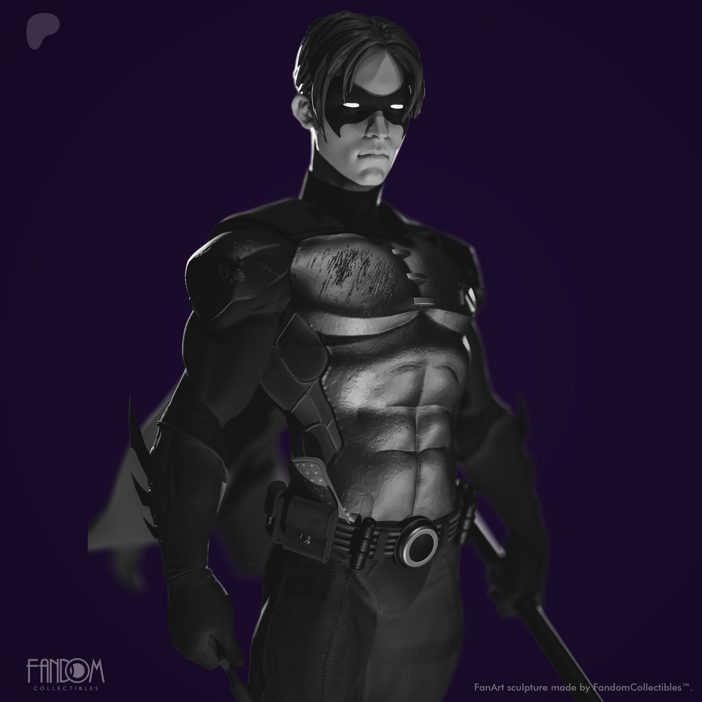 Tim Drake / Robin Statue 3D-Printed Kit
