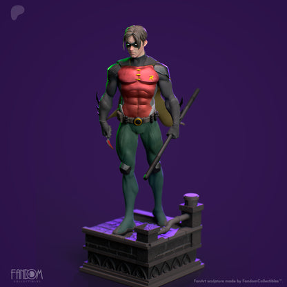 Tim Drake / Robin Statue 3D-Printed Kit