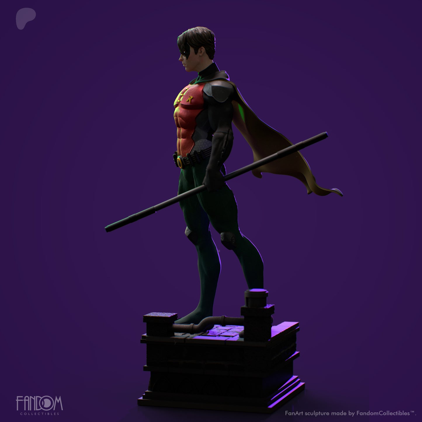 Tim Drake / Robin Statue 3D-Printed Kit