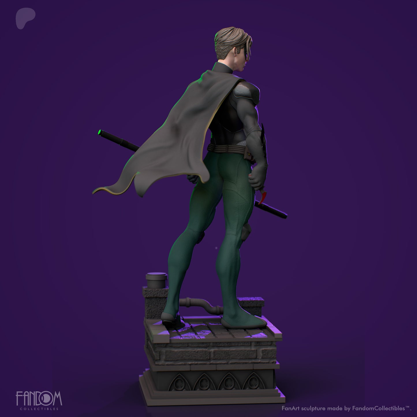 Tim Drake / Robin Statue 3D-Printed Kit
