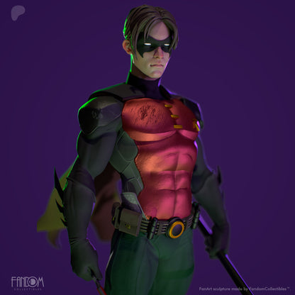 Tim Drake / Robin Statue 3D-Printed Kit