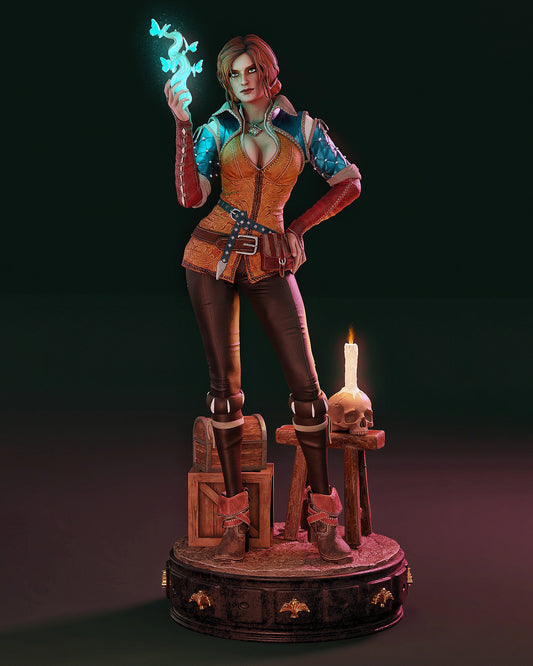 Triss Merigold Statue 3D-Printed Kit