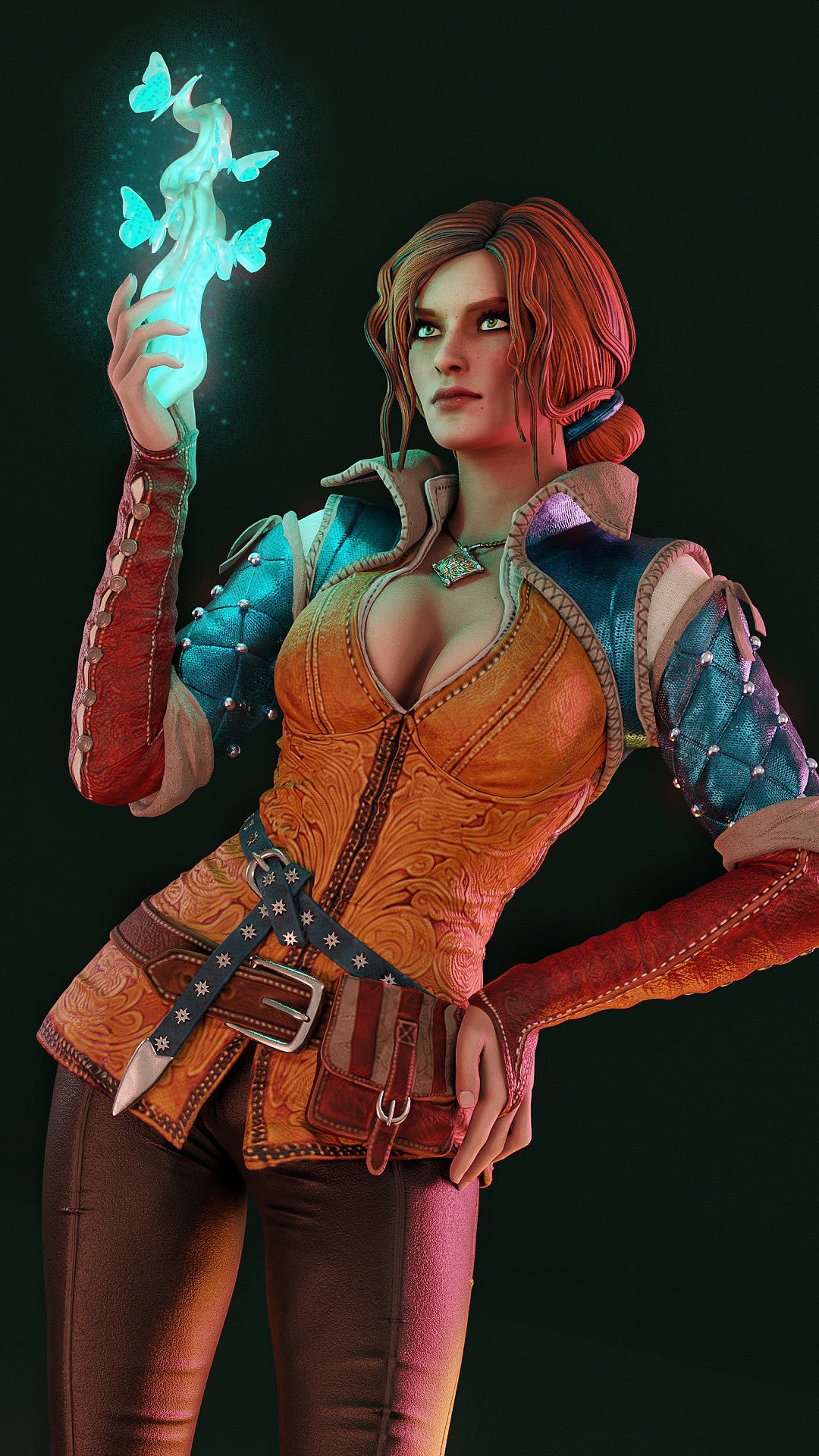 Triss Merigold Statue 3D-Printed Kit