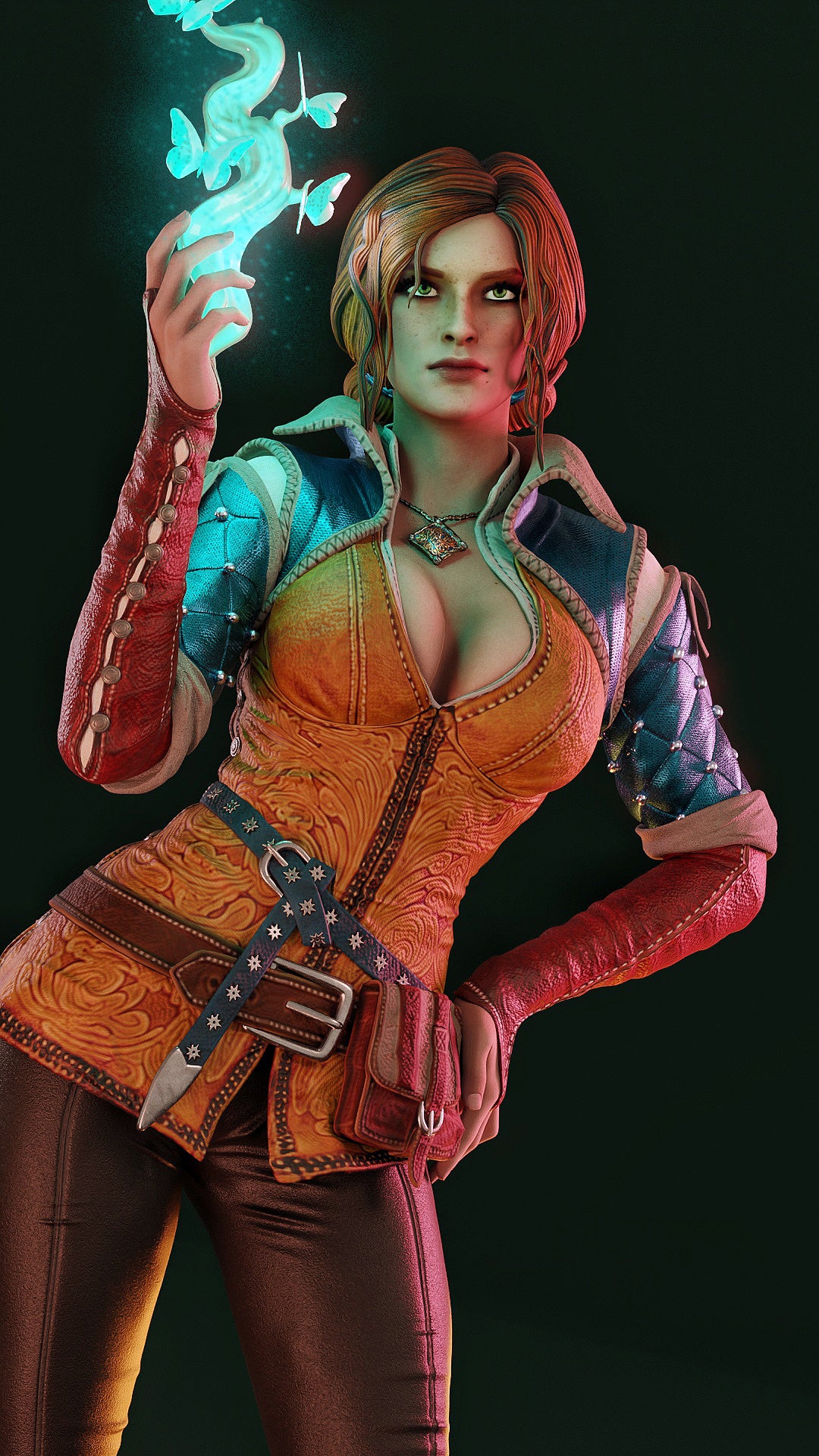 Triss Merigold Statue 3D-Printed Kit