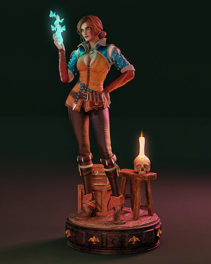Triss Merigold Statue 3D-Printed Kit
