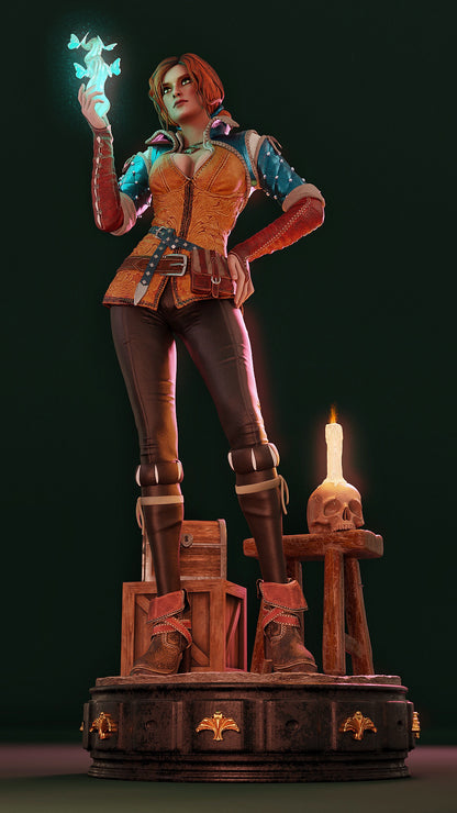 Triss Merigold Statue 3D-Printed Kit