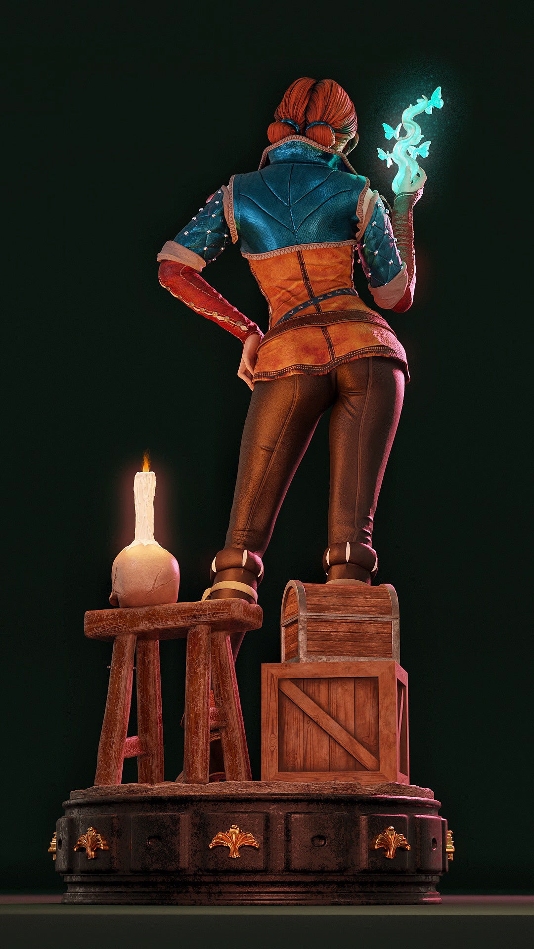 Triss Merigold Statue 3D-Printed Kit
