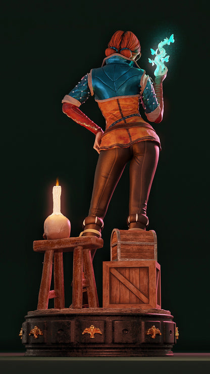 Triss Merigold Statue 3D-Printed Kit