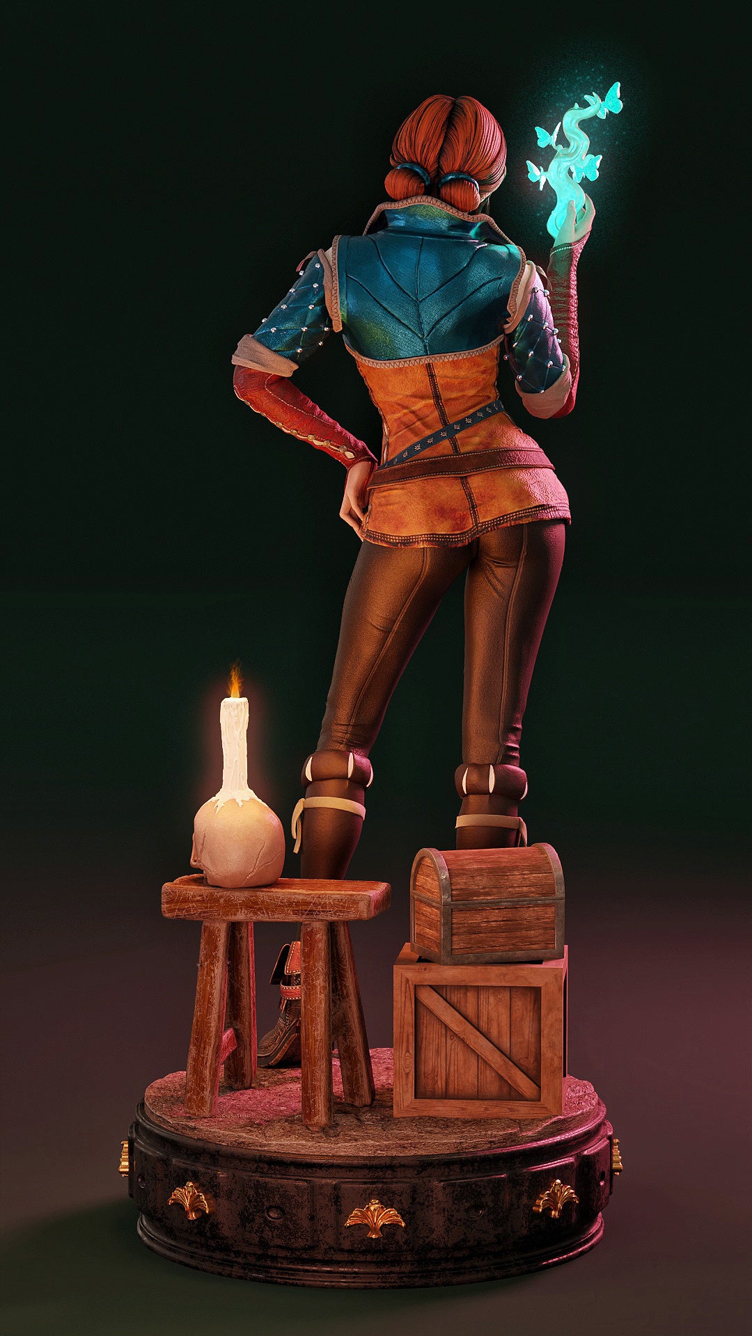 Triss Merigold Statue 3D-Printed Kit