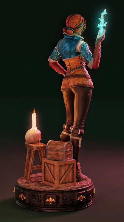 Triss Merigold Statue 3D-Printed Kit