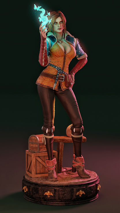 Triss Merigold Statue 3D-Printed Kit