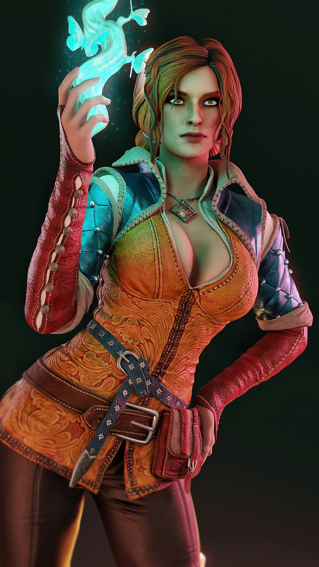 Triss Merigold Statue 3D-Printed Kit