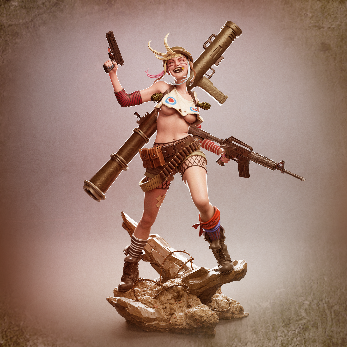 Tank Girl Statue