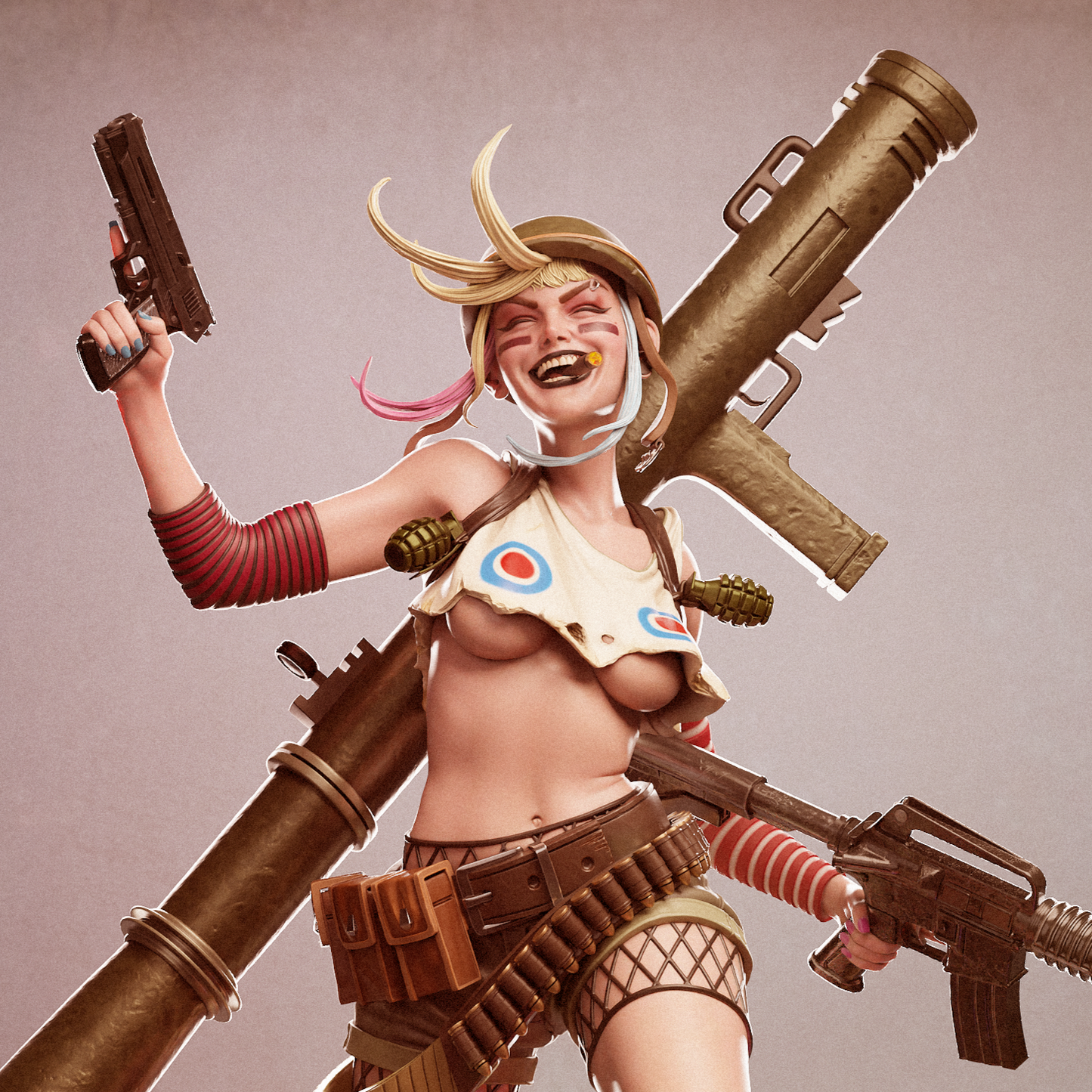 Tank Girl Statue