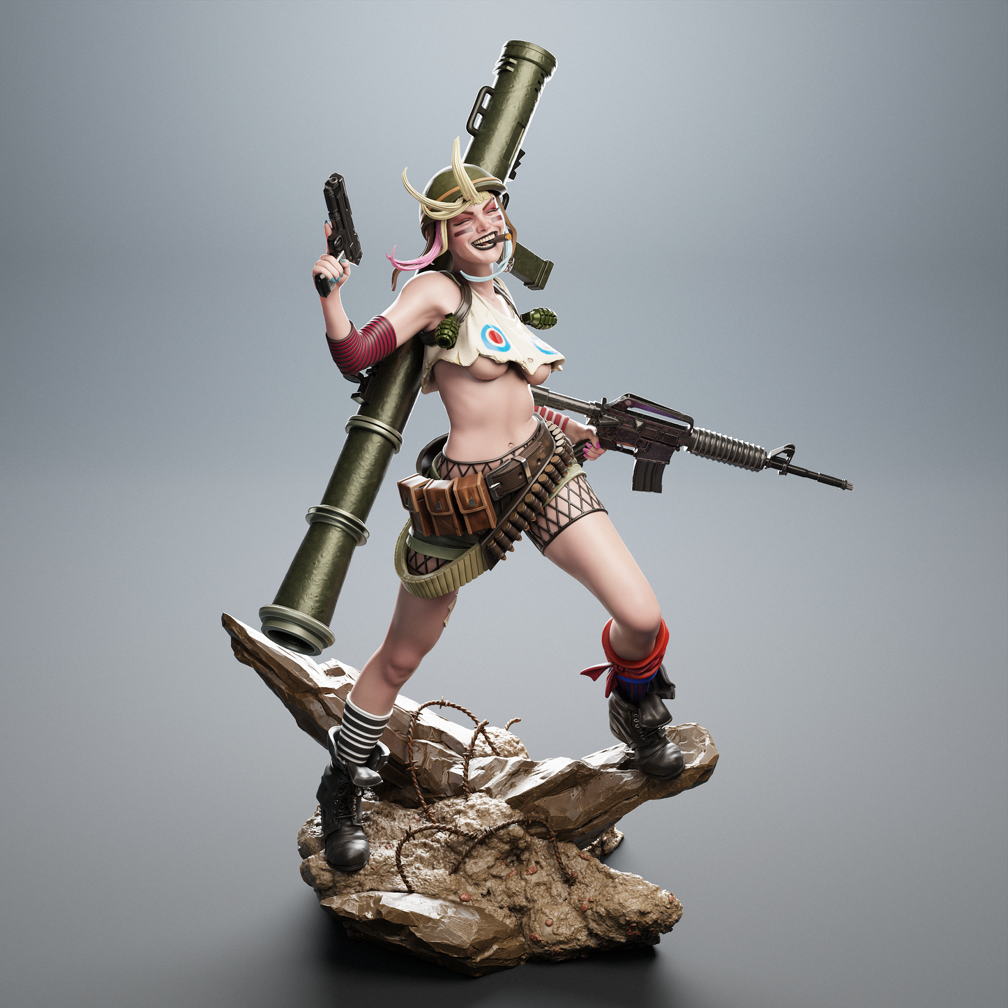 Tank Girl Statue