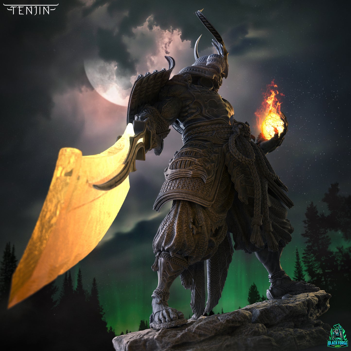 Tenjin - The Cursed Scholar Statue