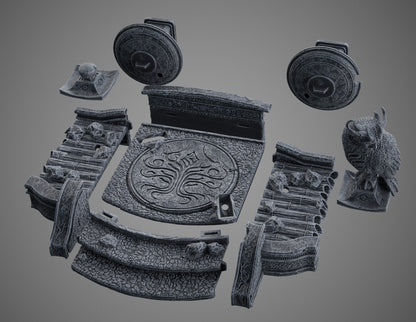 Tenjin - The Cursed Scholar Statue