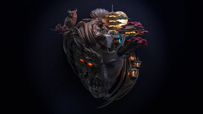Tenjin's Mind - Eclipsed Memories Wall Diorama