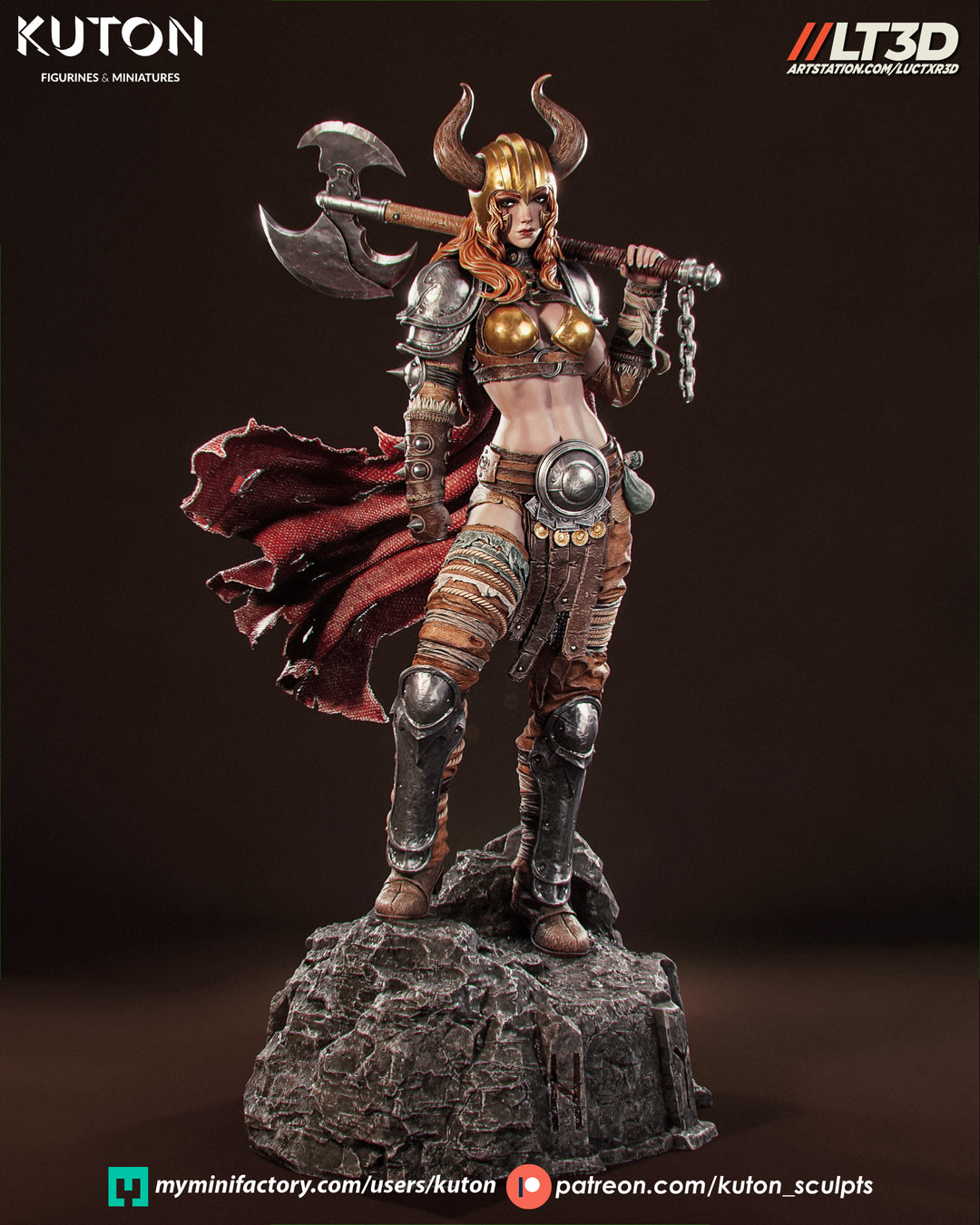 Thyra Statue 3D-Printed Kit
