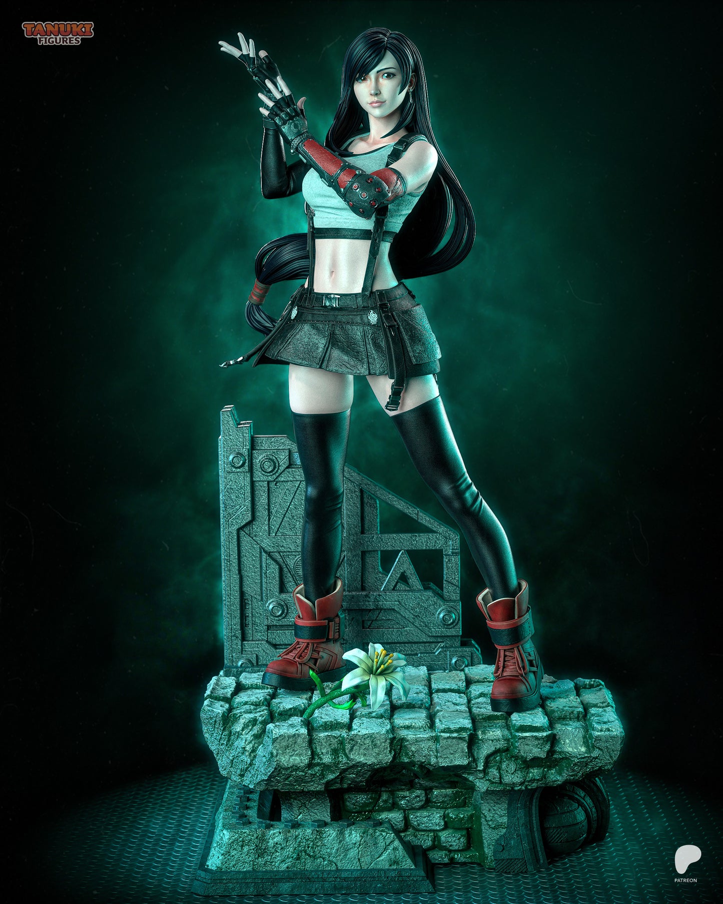 Tifa Statue 3D-Printed Kit