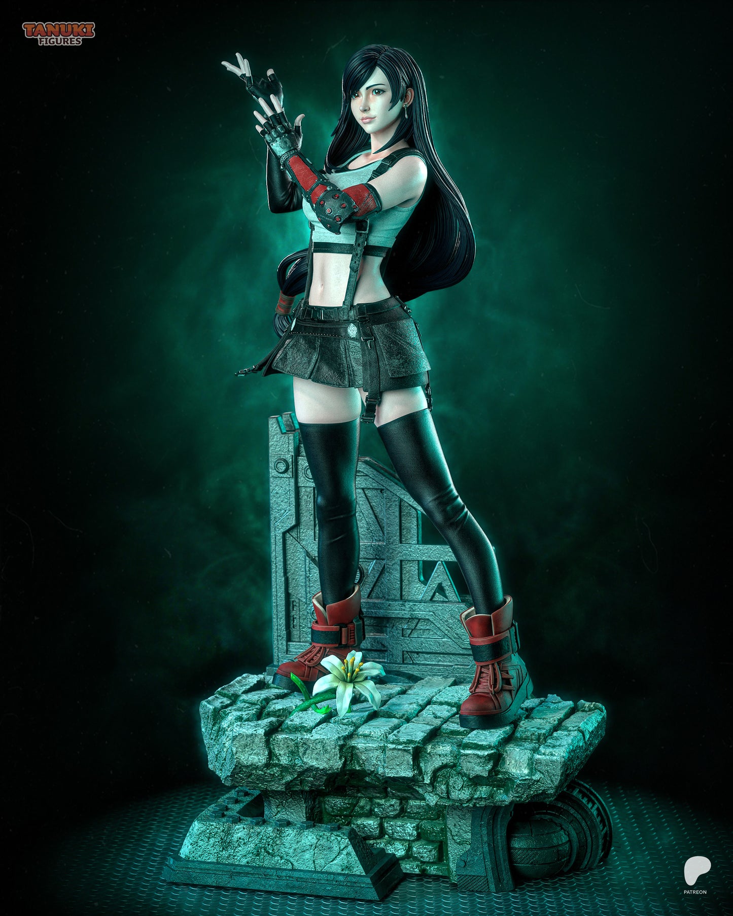 Tifa Statue 3D-Printed Kit