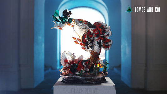 Tomoe And The Koi Statue 3D-Printed Kit