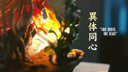 Tomoe And The Koi Statue 3D-Printed Kit