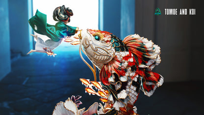 Tomoe And The Koi Statue 3D-Printed Kit