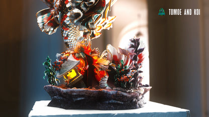 Tomoe And The Koi Statue 3D-Printed Kit