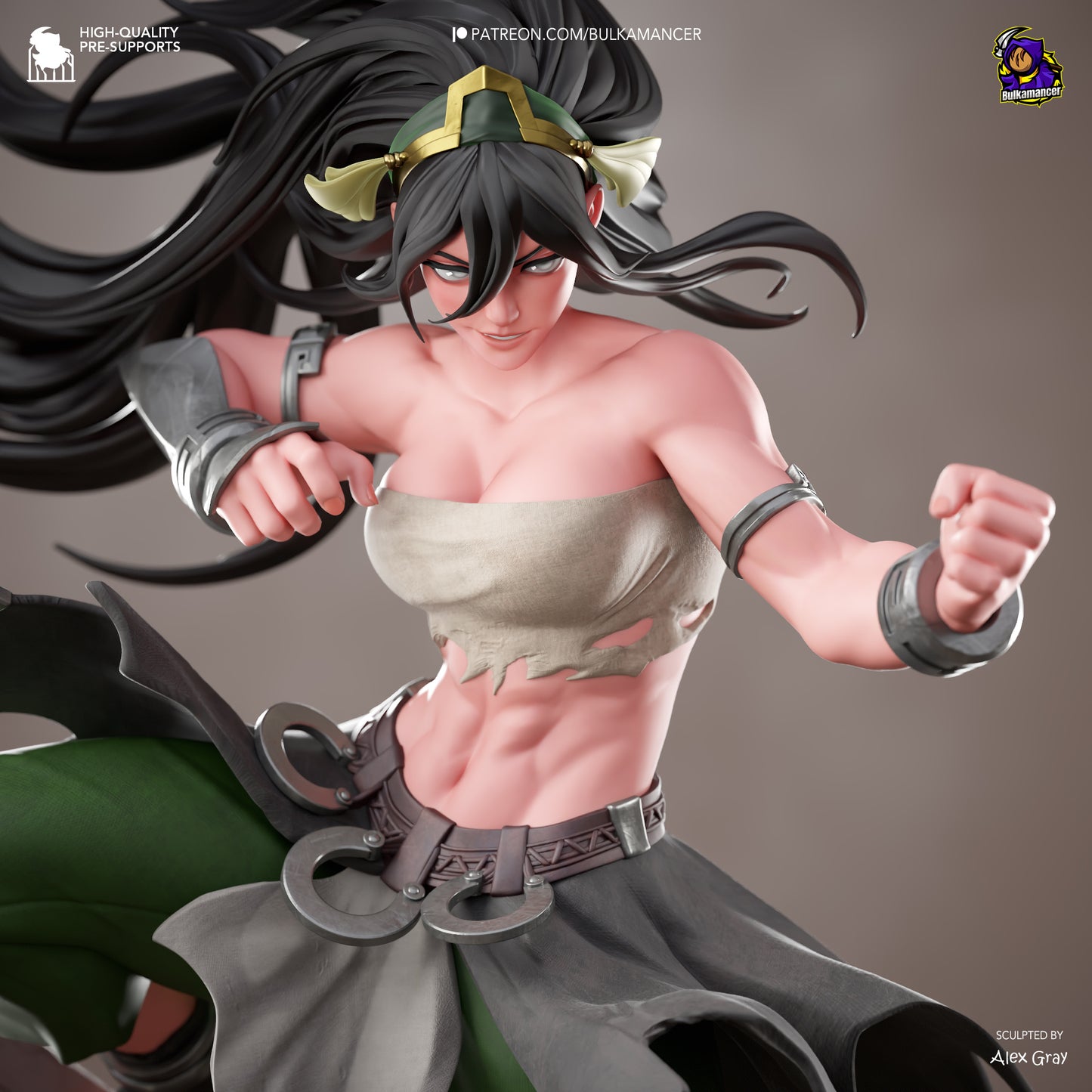 Toph Statue 3D-Printed Kit