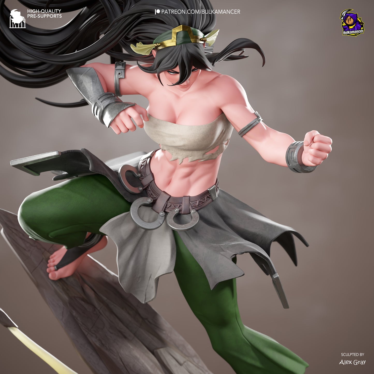 Toph Statue 3D-Printed Kit