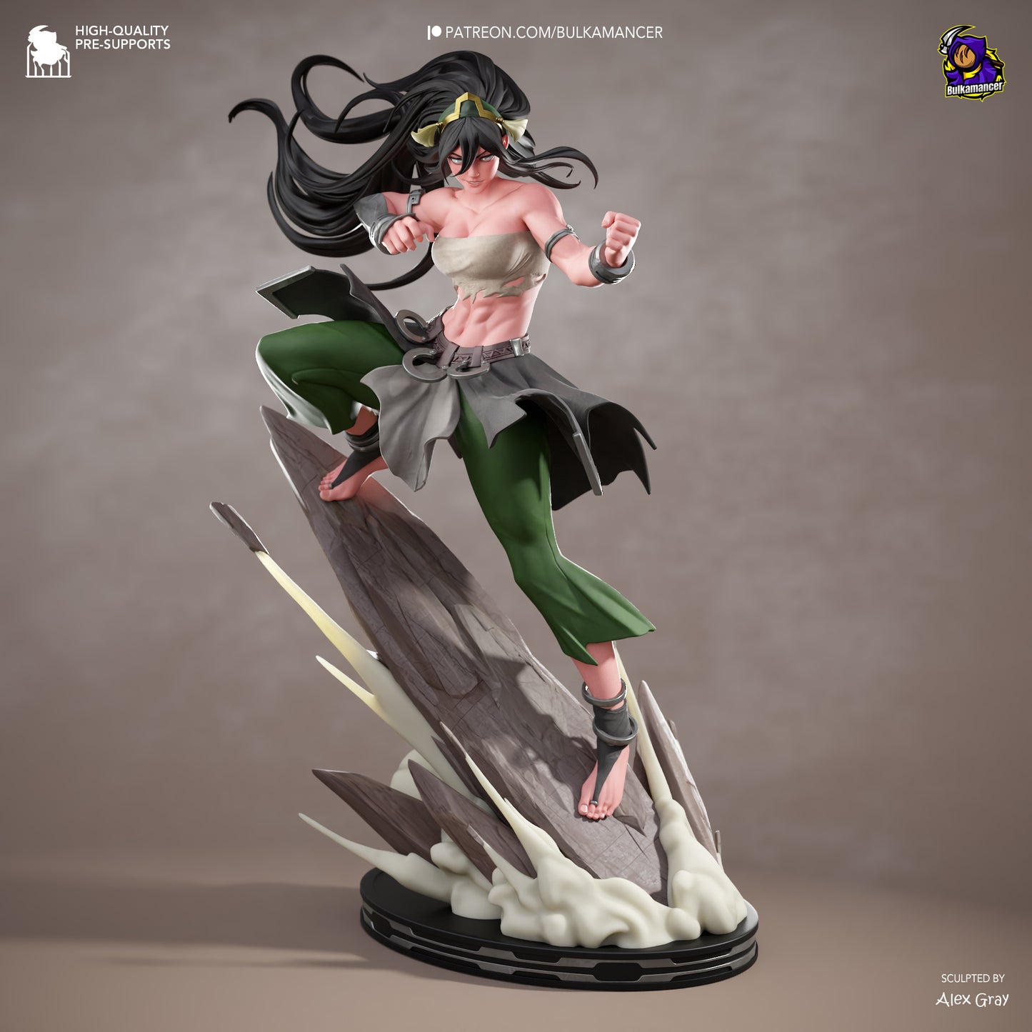 Toph Statue 3D-Printed Kit
