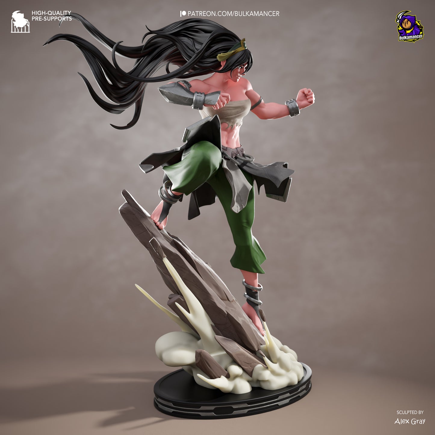 Toph Statue 3D-Printed Kit