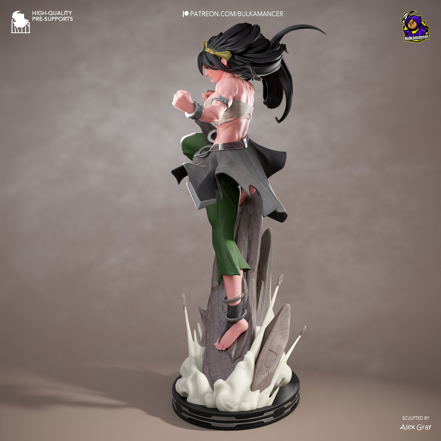 Toph Statue 3D-Printed Kit