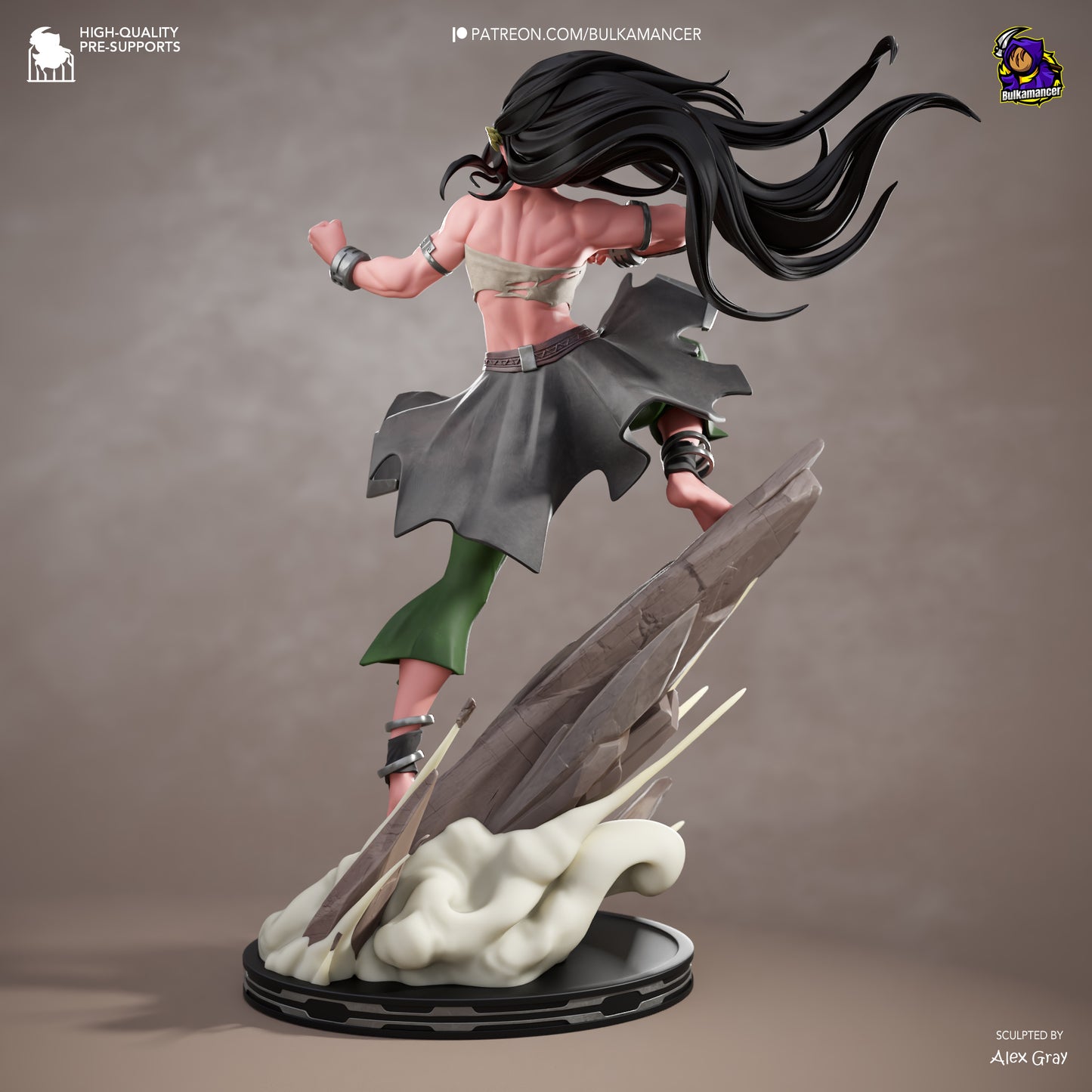 Toph Statue 3D-Printed Kit
