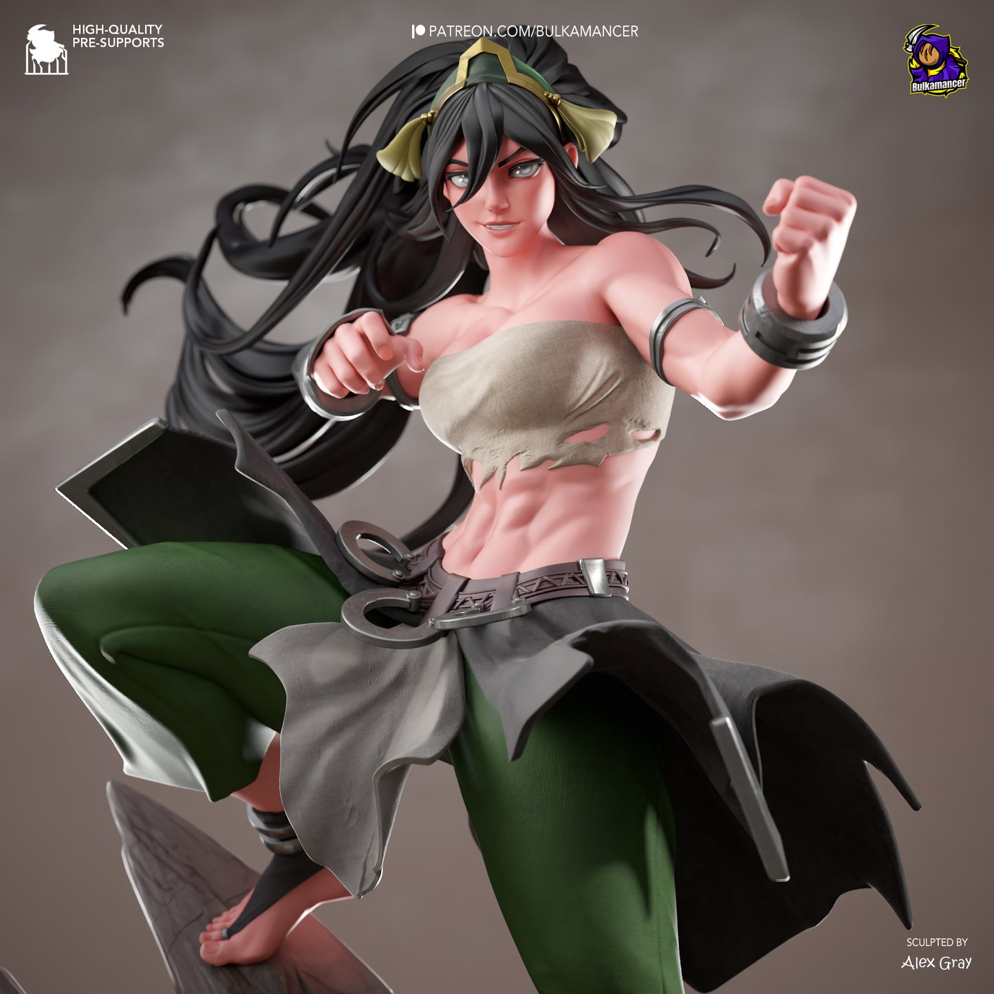 Toph Statue 3D-Printed Kit