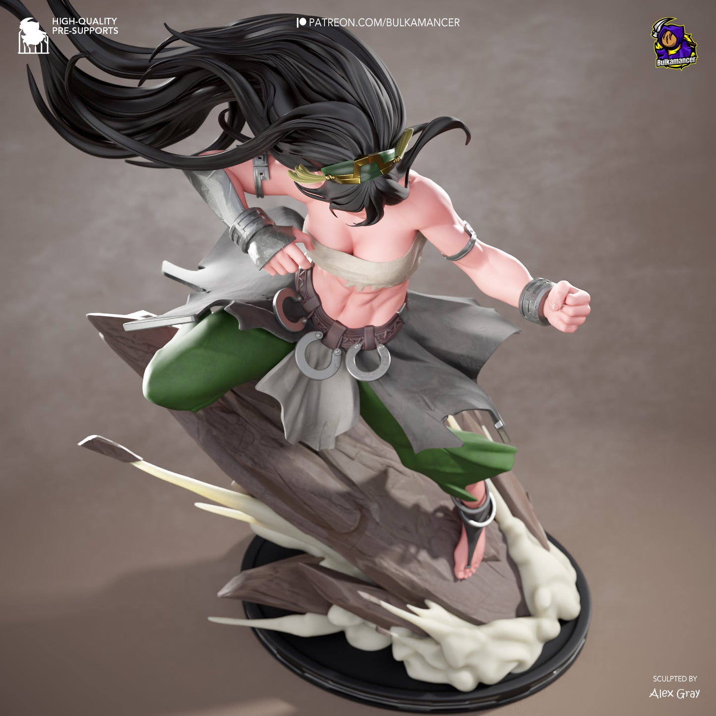 Toph Statue 3D-Printed Kit