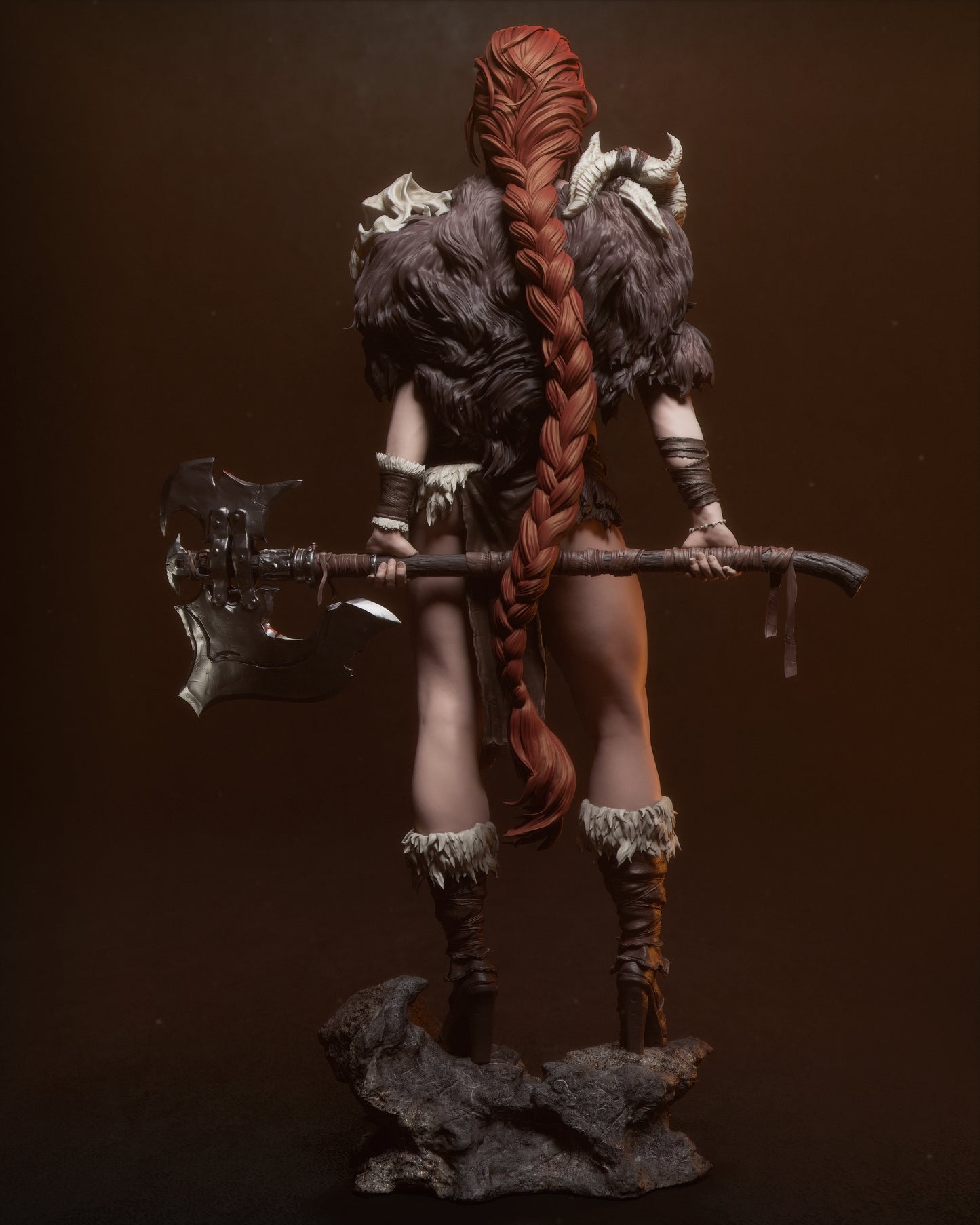 Barbarian Queen Statue