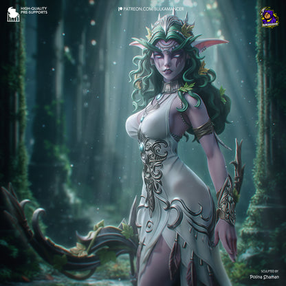Tyrande Whisperwind Statue