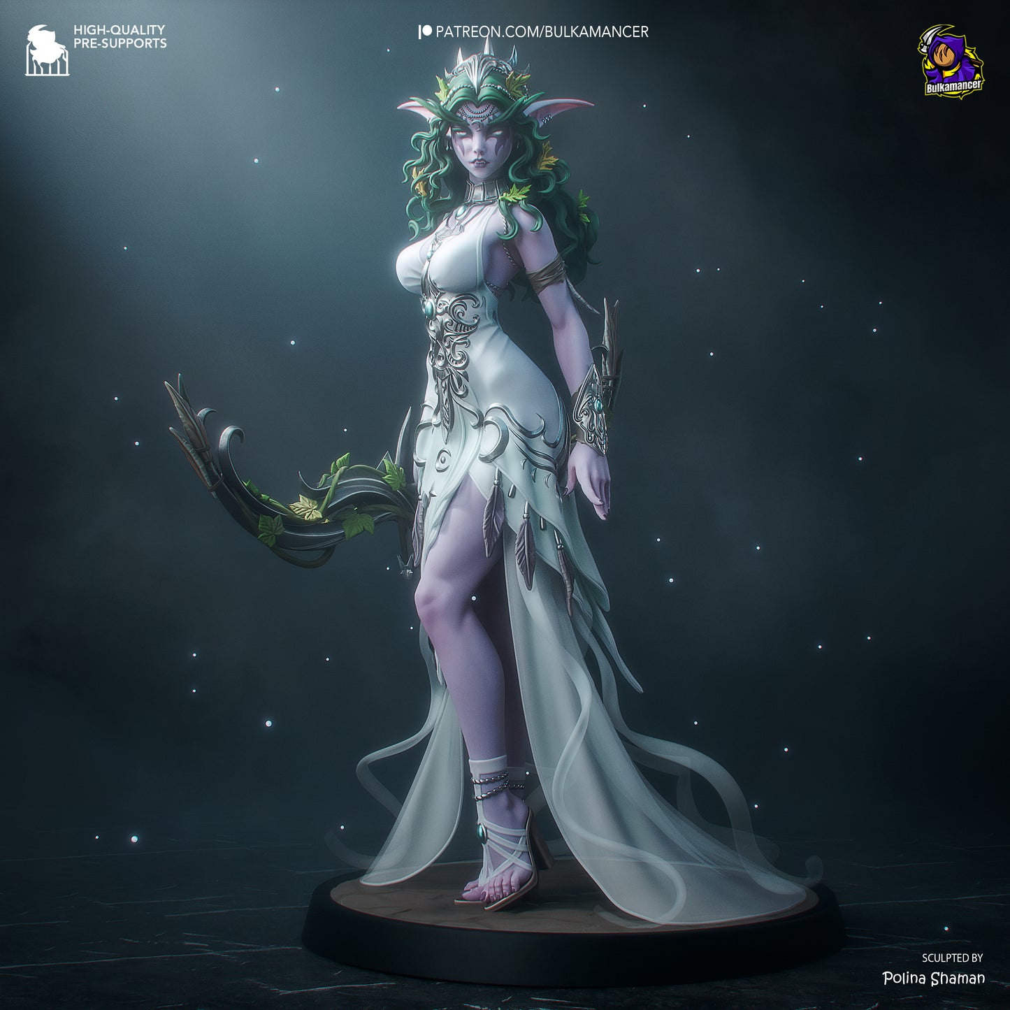 Tyrande Whisperwind Statue