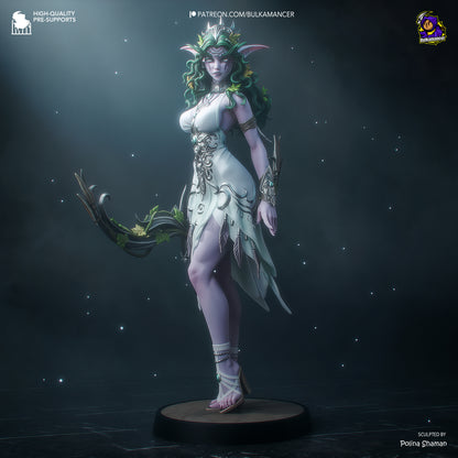 Tyrande Whisperwind Statue