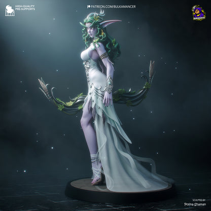 Tyrande Whisperwind Statue